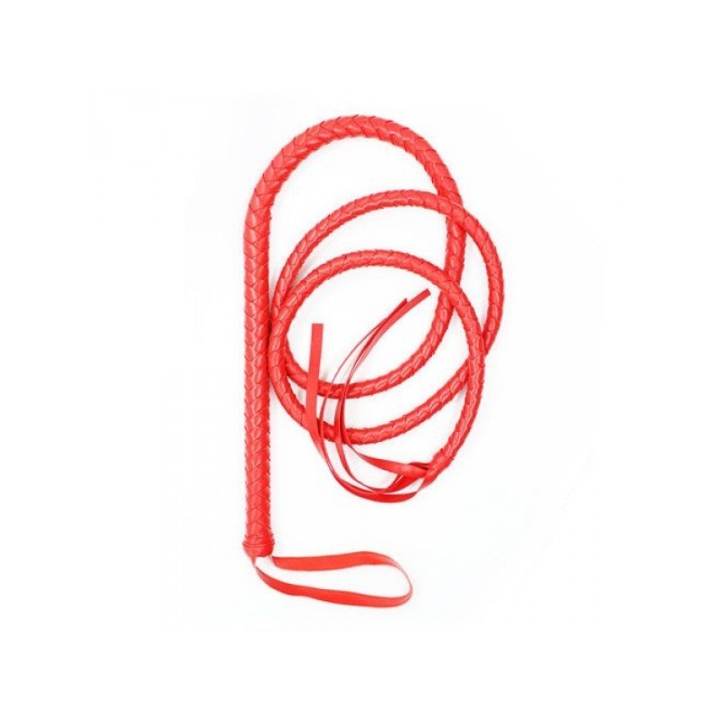 Pejcz Indy Flog Whip czerwony 200 cm - 2
