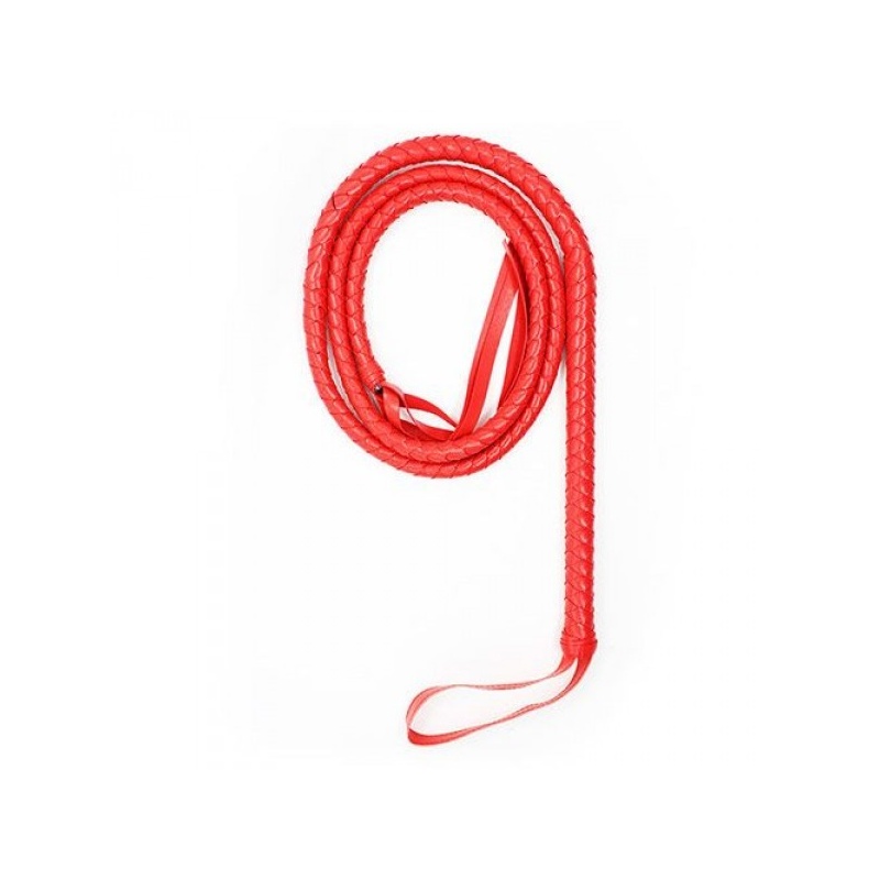 Pejcz Indy Flog Whip czerwony 200 cm - 3