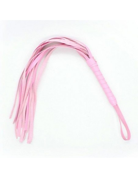 Pejcz BDSM Frusta A Frange Squash Whip Pink - Baty, pejcze i packi - 1
