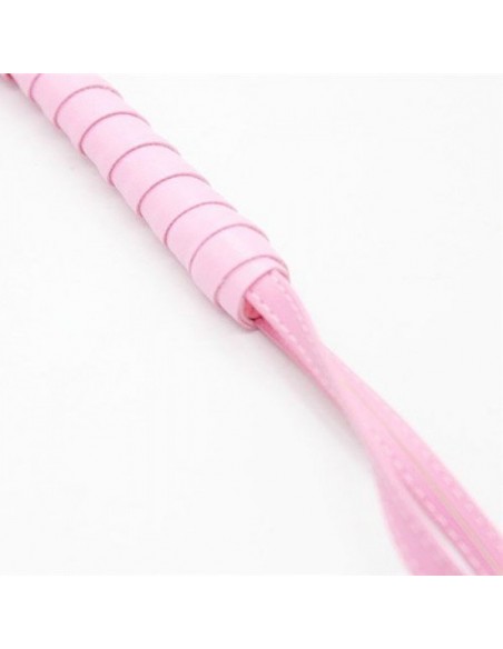 Pejcz BDSM Frusta A Frange Squash Whip Pink - Baty, pejcze i packi - 3