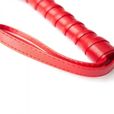 Pejcz Squash Whip czerwony – Skórzany flogger Cat O' Nine Tails - 1 2