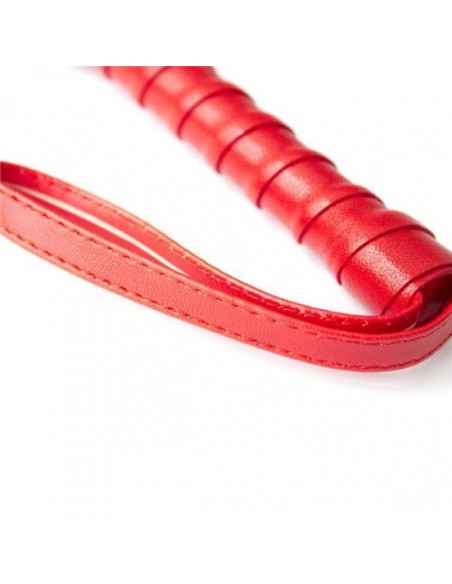 Pejcz BDSM Frusta A Frange Squash Whip Red - Baty, pejcze i packi - 2