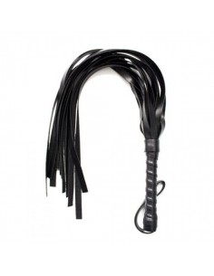 Pejcz BDSM Frusta A Frange Squash Whip Black - Baty, pejcze i packi - 1