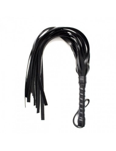 Pejcz BDSM Frusta A Frange Squash Whip Black - Baty, pejcze i packi - 1
