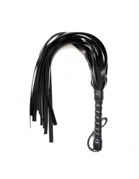 Pejcz BDSM Frusta A Frange Squash Whip Black - Baty, pejcze i packi - 1