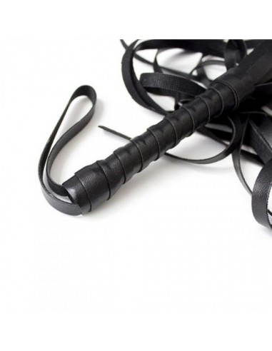Pejcz BDSM Frusta A Frange Squash Whip Black - Baty, pejcze i packi - 2