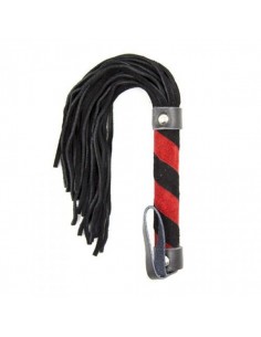 Pejcz BDSM Frusta A Frange Line Whip Black - Baty, pejcze i packi - 1