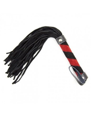 Pejcz BDSM Frusta A Frange Line Whip Black - Baty, pejcze i packi - 3