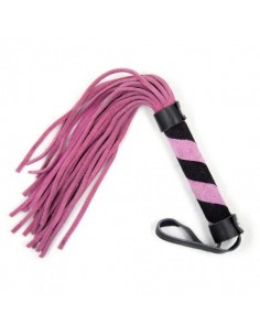 Pejcz BDSM Frusta A Frange Line Whip Pink - Baty, pejcze i packi - 1