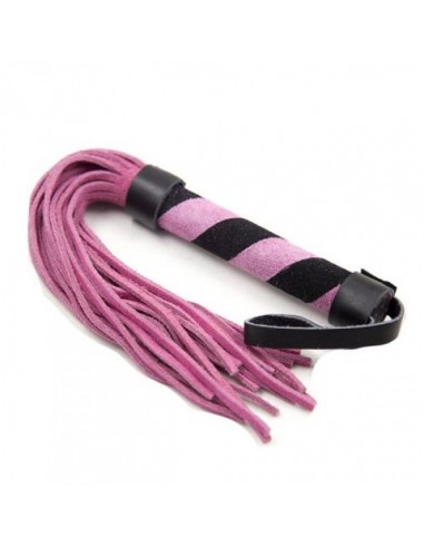 Pejcz BDSM Frusta A Frange Line Whip Pink - Baty, pejcze i packi - 4