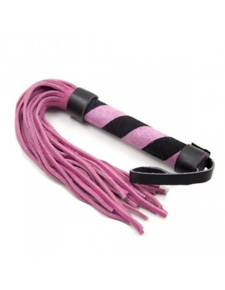 Pejcz BDSM Frusta A Frange Line Whip Pink - Baty, pejcze i packi - 4