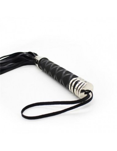 Pejcz BDSM Frusta A Frange Hard Whip Black - Baty, pejcze i packi - 2