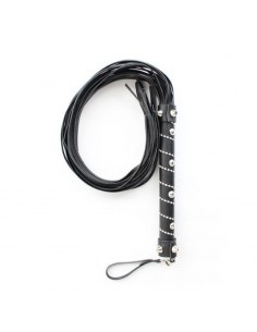 Pejcz BDSM Easy Line Whip Black - Baty, pejcze i packi - 1 2