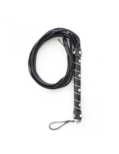 Pejcz BDSM Easy Line Whip Black - Baty, pejcze i packi - 2