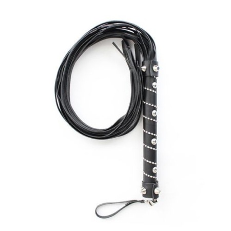 Pejcz BDSM Easy Line Whip czarny 70 cm - 2