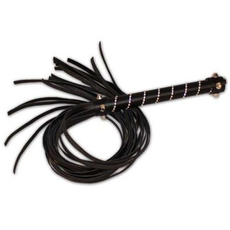 Pejcz BDSM Easy Line Whip czarny 70 cm - 3