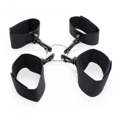 Zestaw wiązań Costrittivo Easy Arms Restraint w kolorze czarnym - 1