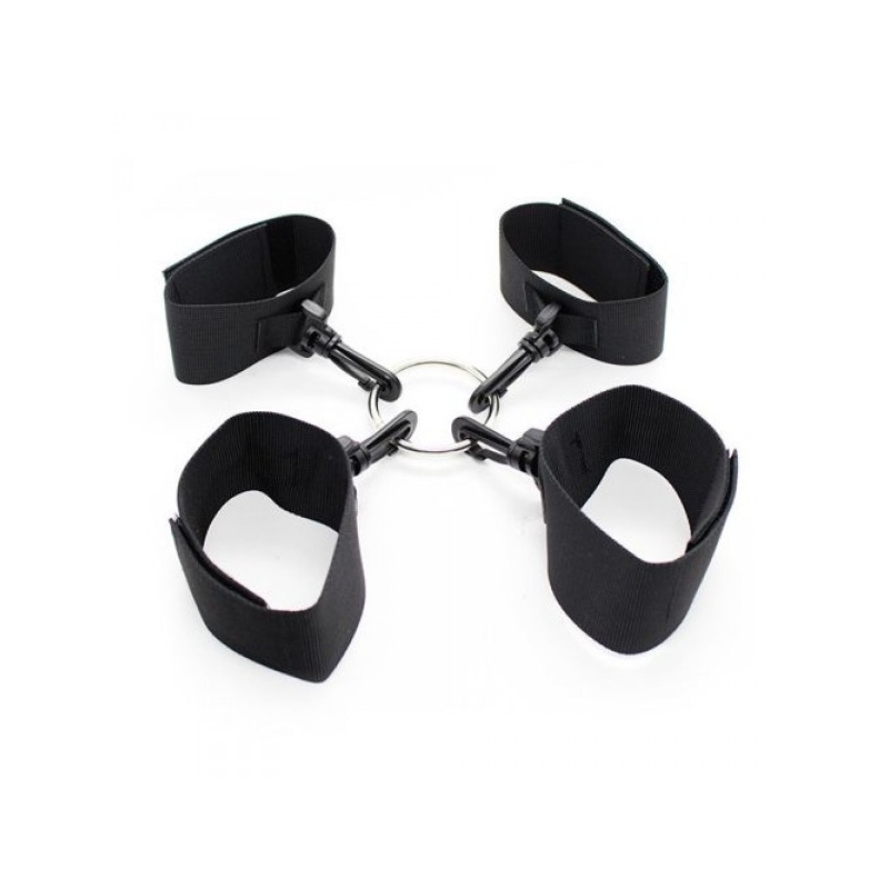 Zestaw wiązań Costrittivo Easy Arms Restraint w kolorze czarnym - 1