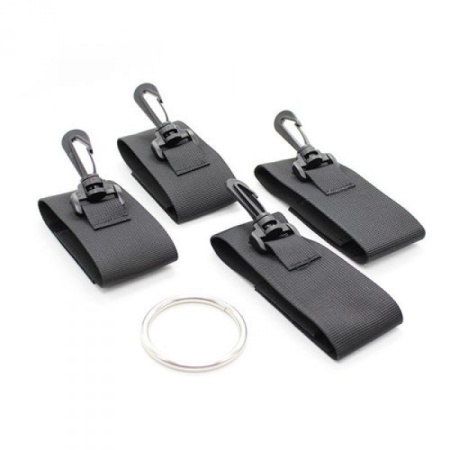 Zestaw wiązań Costrittivo Easy Arms Restraint w kolorze czarnym - 2