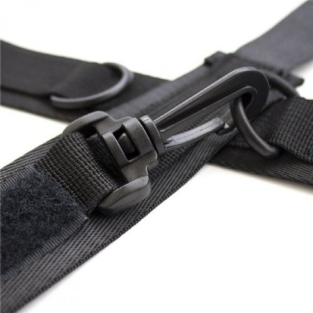 Zestaw bondage Easy Cuffs z obrożą i kajdankami – czarny - 3