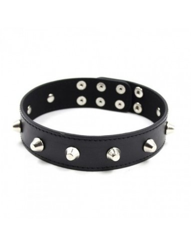 Obroża BDSM Collare Spikes Collar Black - Chokery, obroże i smycze - 2