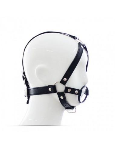 Knebel Imbracatura Per Testa Con Anello Head Harness+Ring Gag - Kneble do ust - 2