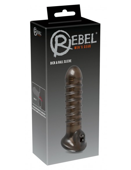 Stymulująca Nakładka Na Penisa Rebel Dick - Przedłużki i nakładki na penisa - 7