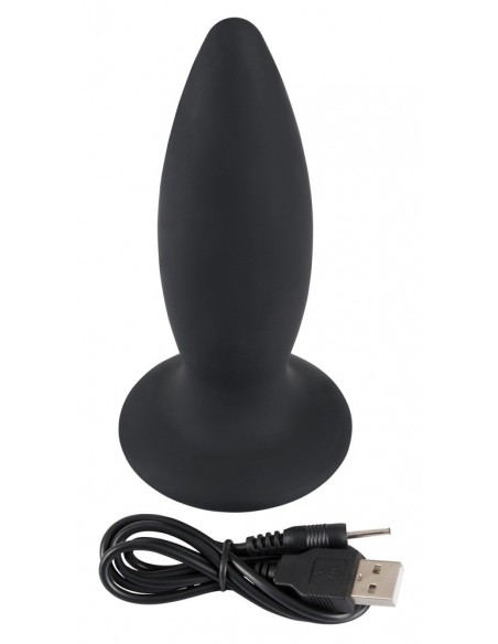 Korek analny wibrujący Bv Rechargeable Plug Large - Kulki i korki analne wibrujące - 4