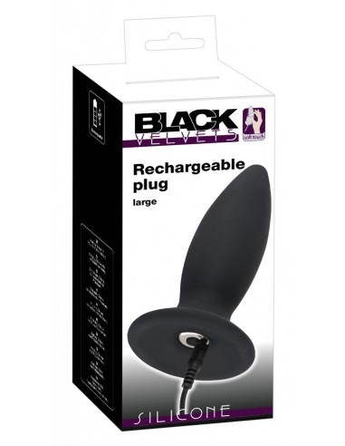 Korek analny wibrujący Bv Rechargeable Plug Large - Kulki i korki analne wibrujące - 6