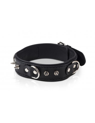 WHIPS Obroża Męska Z Półkółkami I Smyczą - Chokery, obroże i smycze - 2