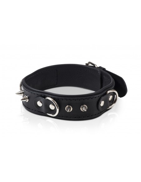 WHIPS Obroża Męska Z Półkółkami I Smyczą - Chokery, obroże i smycze - 2