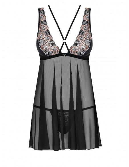 Bielizna nocna 873-Bab-1 Babydoll I Stringi  S/M - Babydoll - 3