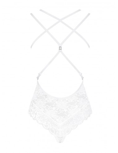 Uwodzicielska bielizna 860-TED-2 body białe L/XL - Body - 4