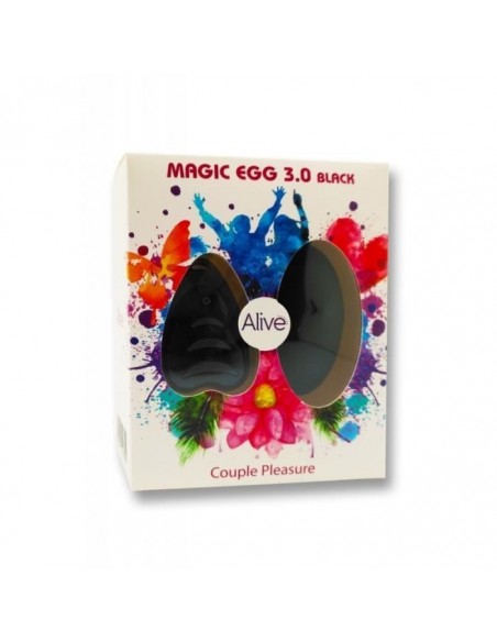 Jajeczko wibrujące Egg Remote Control Black 3,0 - Wibratory Jajeczka - 2