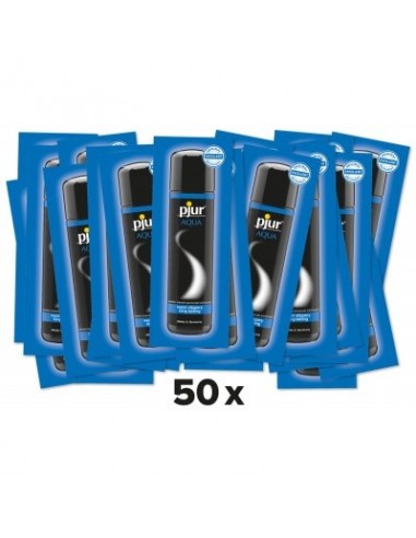 Żel intymny Pjur Aqua 2 ml - 50 Sztuk - Lubrykanty na bazie wody - 1