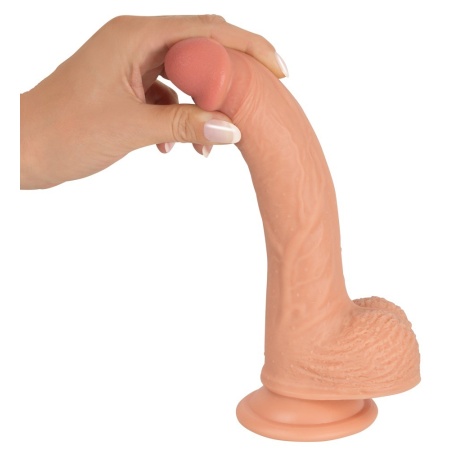 Dildo realistyczne Realistixxx Real Lover Medium z podstawą ssącą, silikon płynny, 21,7 cm - 6