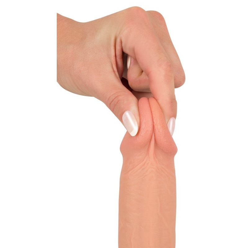 Dildo realistyczne Realistixxx Real Lover Medium z podstawą ssącą, silikon płynny, 21,7 cm - 7
