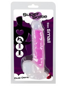 Żelowe Dildo Super Softie Purple - Dilda żelowe - 1 2