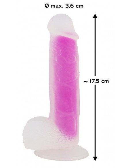 Żelowe Dildo Super Softie Purple - Dilda żelowe - 6