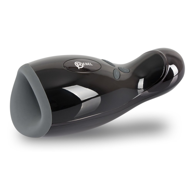 Masturbator Rebel z 3 funkcjami: wibracje, ogrzewanie i ruch posuwisty, 20 cm - 3