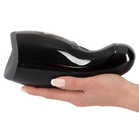 Masturbator Rebel z 3 funkcjami: wibracje, ogrzewanie i ruch posuwisty, 20 cm - 1