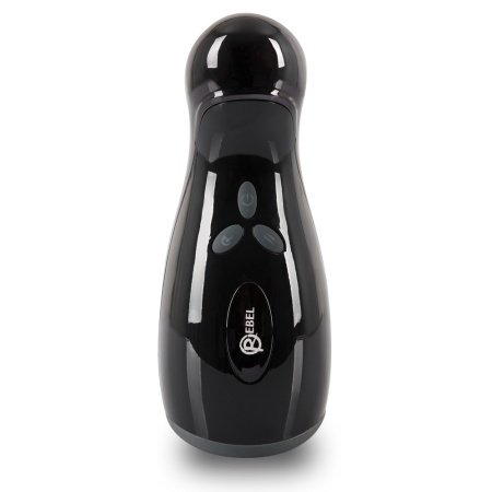 Masturbator Rebel z 3 funkcjami: wibracje, ogrzewanie i ruch posuwisty, 20 cm - 4