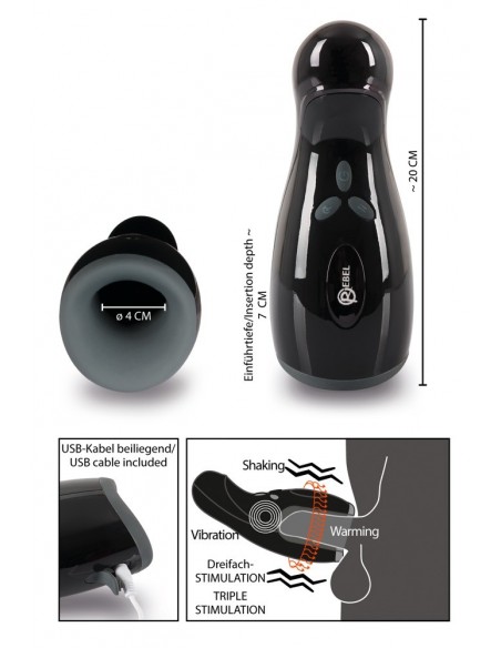 Maszyna Do Masturbacji Tylko Dla Odważnych Mężczyzn - Masturbatory i Sztuczne pochwy - 8