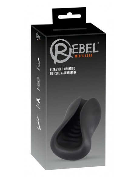 Masturbator Z Wibracją Rebel Ultra Soft Vib - Masturbatory i Sztuczne pochwy - 2