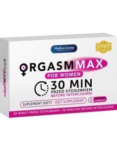 Przyśpiesz orgazm u kobiety OrgasmMax for Women 2 kaps. - Zwiększenie libida i potencji u kobiet - 1