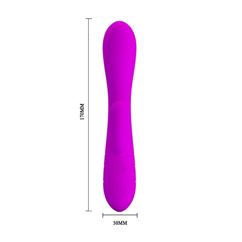 Wibrator króliczek Victor z podwójnym silnikiem – 17 cm - 6
