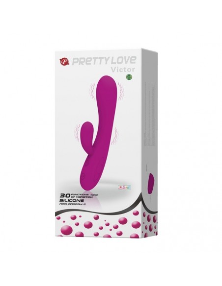 Wibrator z Stymulacją Łechtaczki VICTOR 30 Funkcji - Wibratory Króliczki - 11