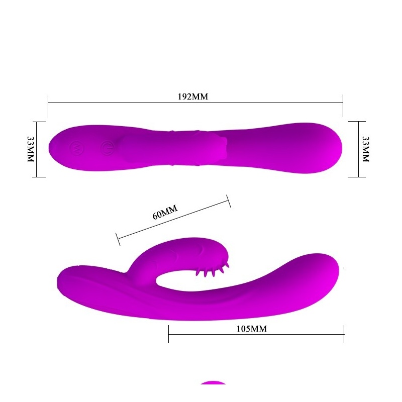 Wibrator Harry 30 funkcji wibracji, 19,2 cm - 5