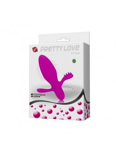 Korek analny wibrujący Pretty Love - Fitch 10 Function - Kulki i korki analne wibrujące - 9