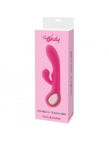Wibrator Króliczek Handy G-Double Touch Grip Pink - Wibratory Króliczki - 2
